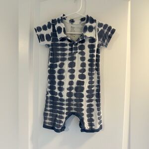 Kyte Baby Steel Riptide Polo Romper